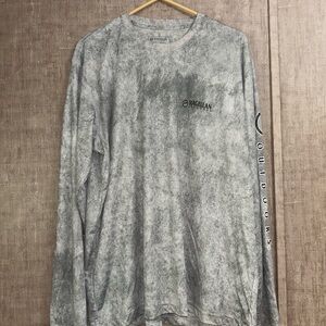 Magellan Outdoors Marble Gray Long Sleeve Tee